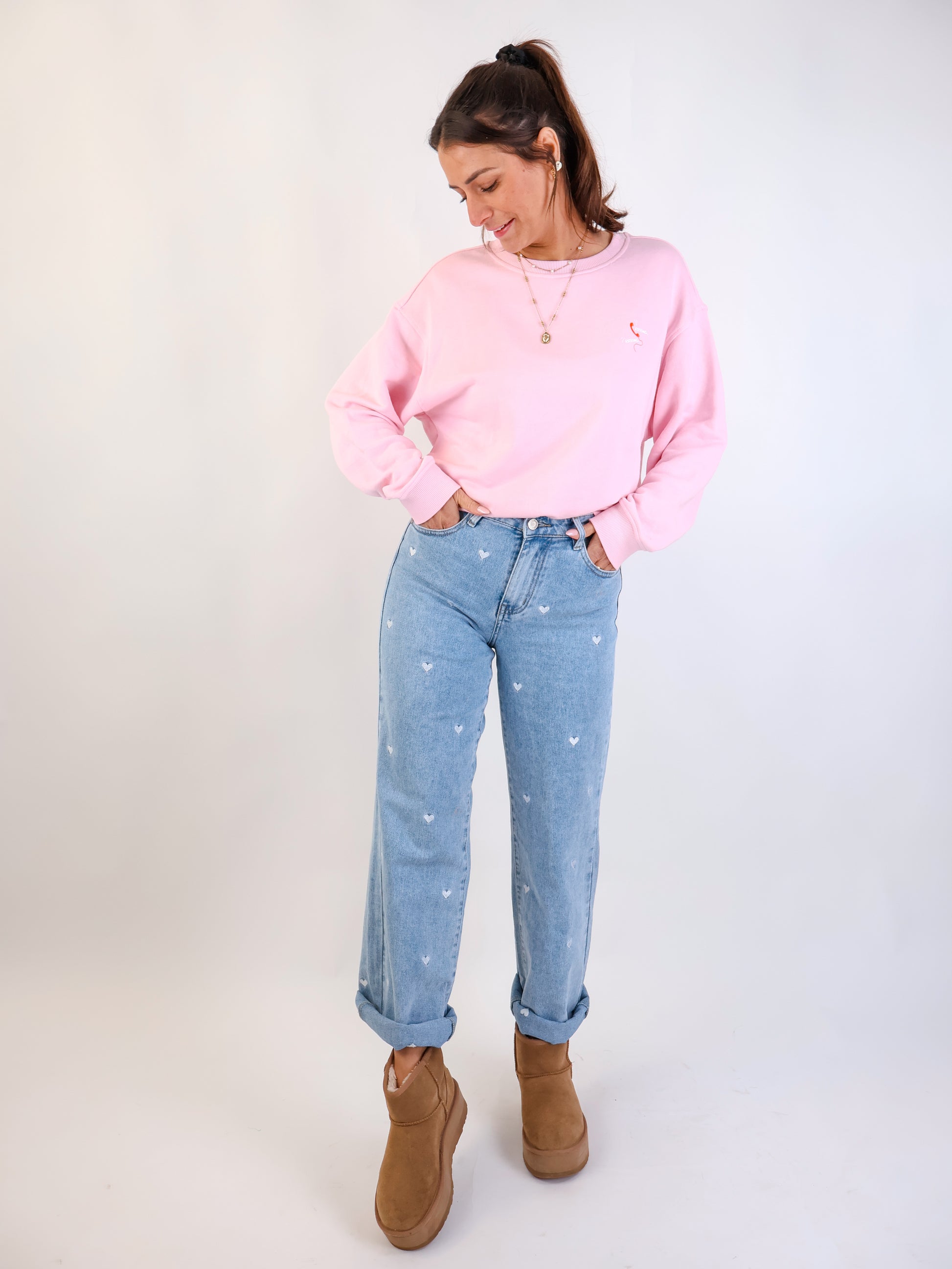 Smith&Soul Backprint Sweatshirt Rosa