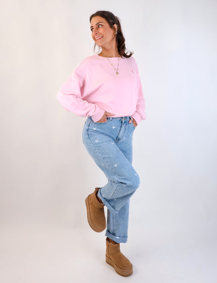 Smith&Soul Backprint Sweatshirt Rosa