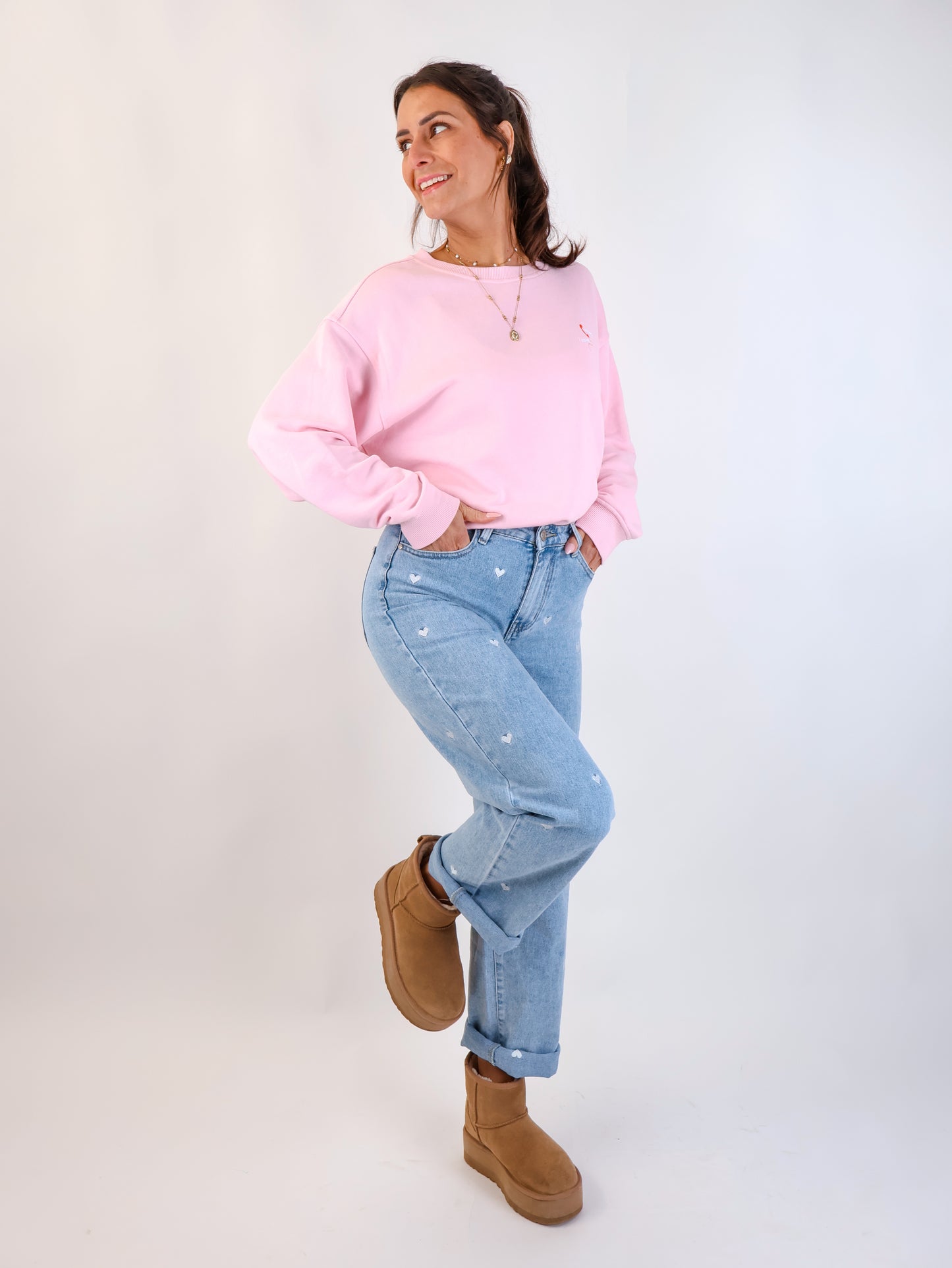 Smith&Soul Backprint Sweatshirt Rosa