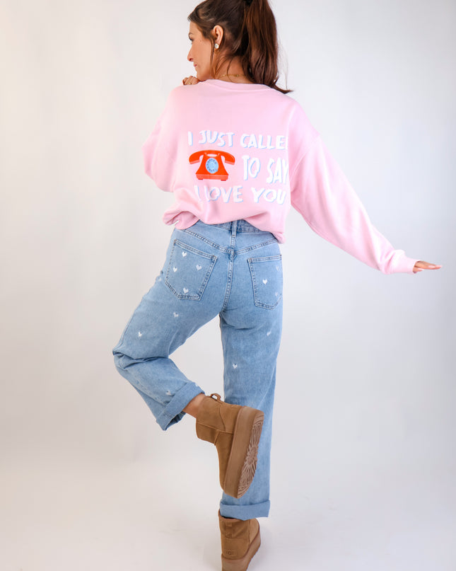 Smith&Soul Backprint Sweatshirt Rosa