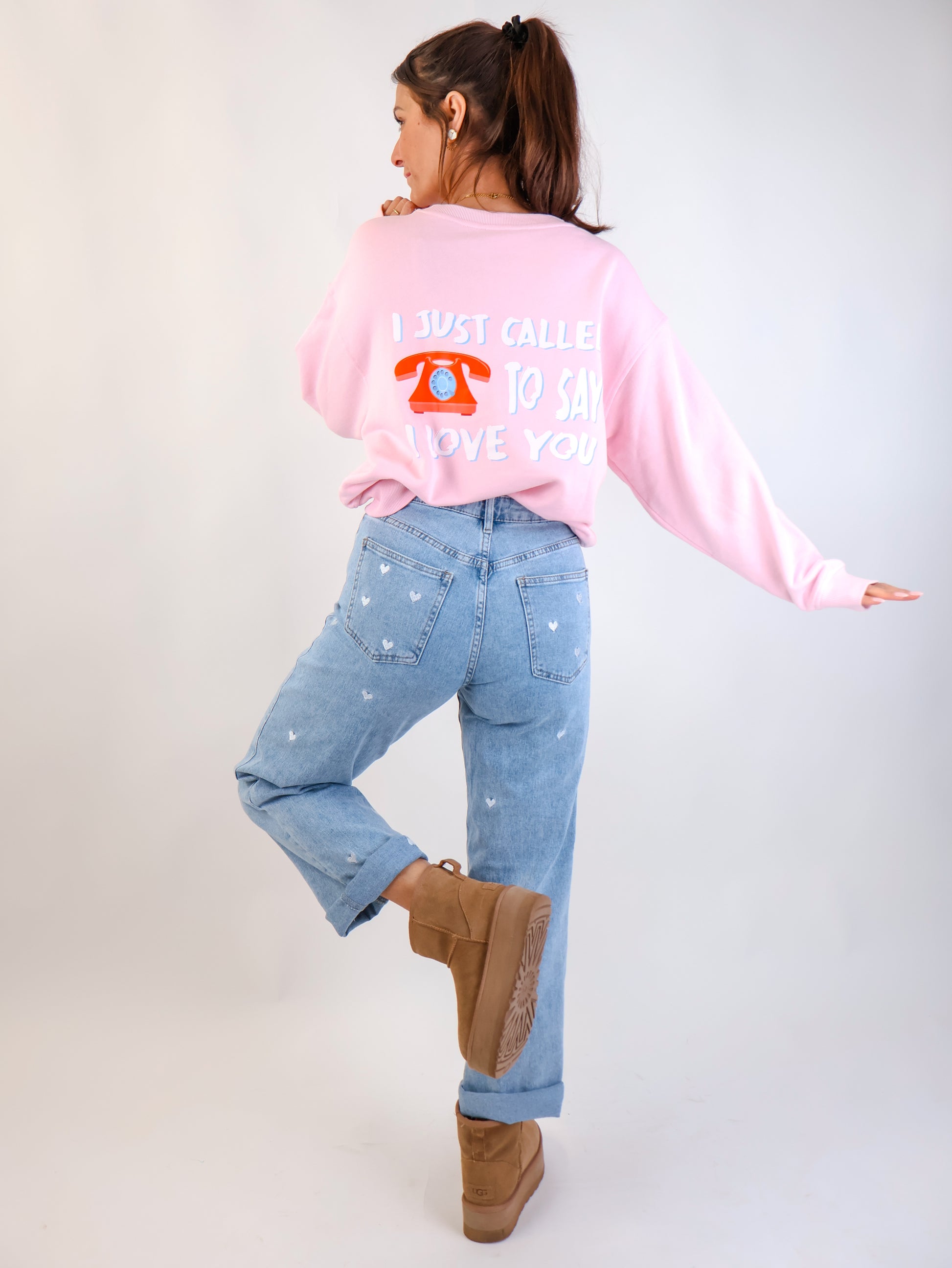Smith&Soul Backprint Sweatshirt Rosa