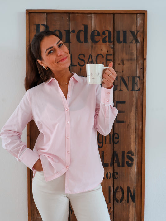 Smith&Soul Oxford Bluse Rosé
