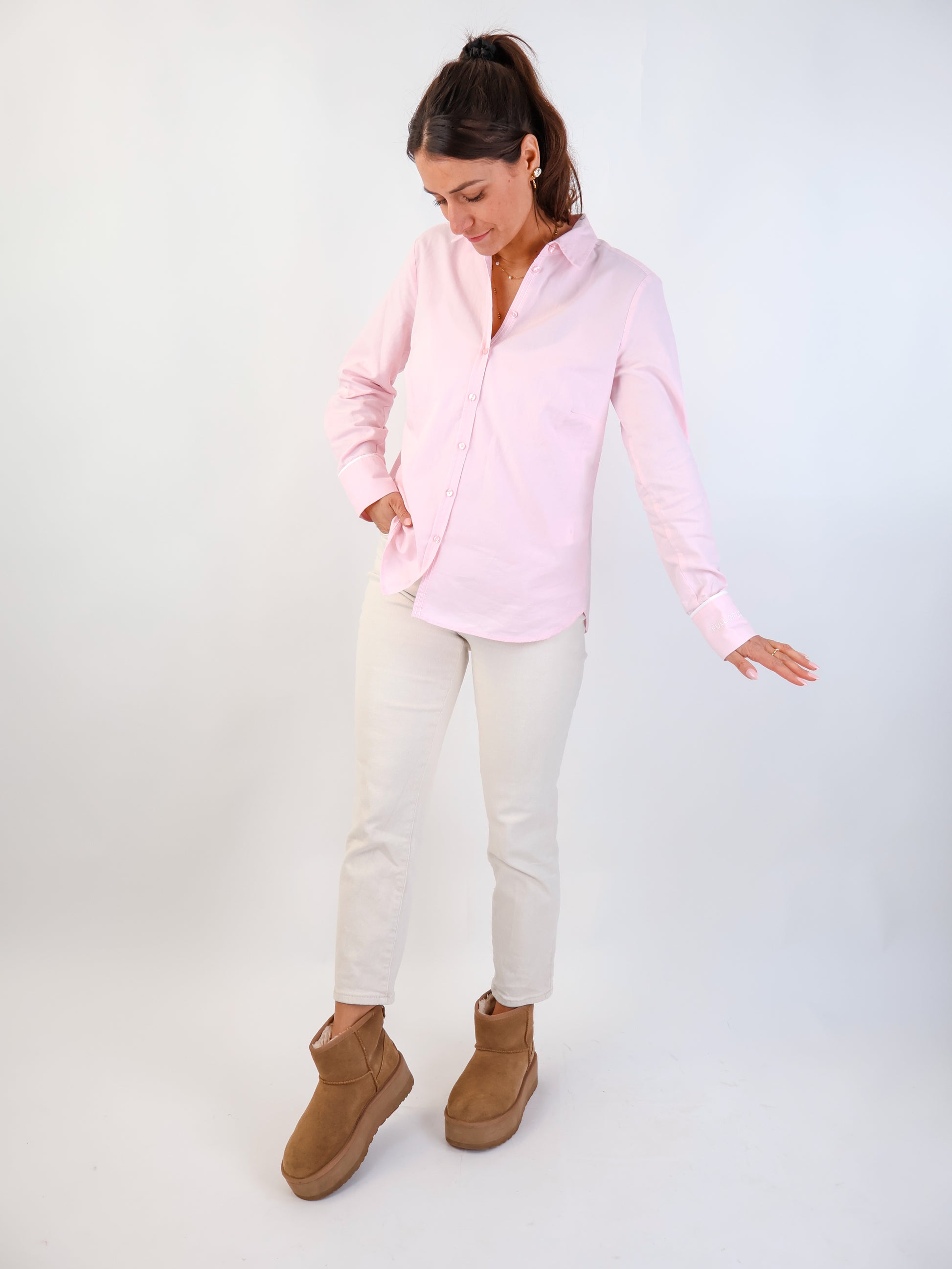Smith&Soul Oxford Bluse Rosé