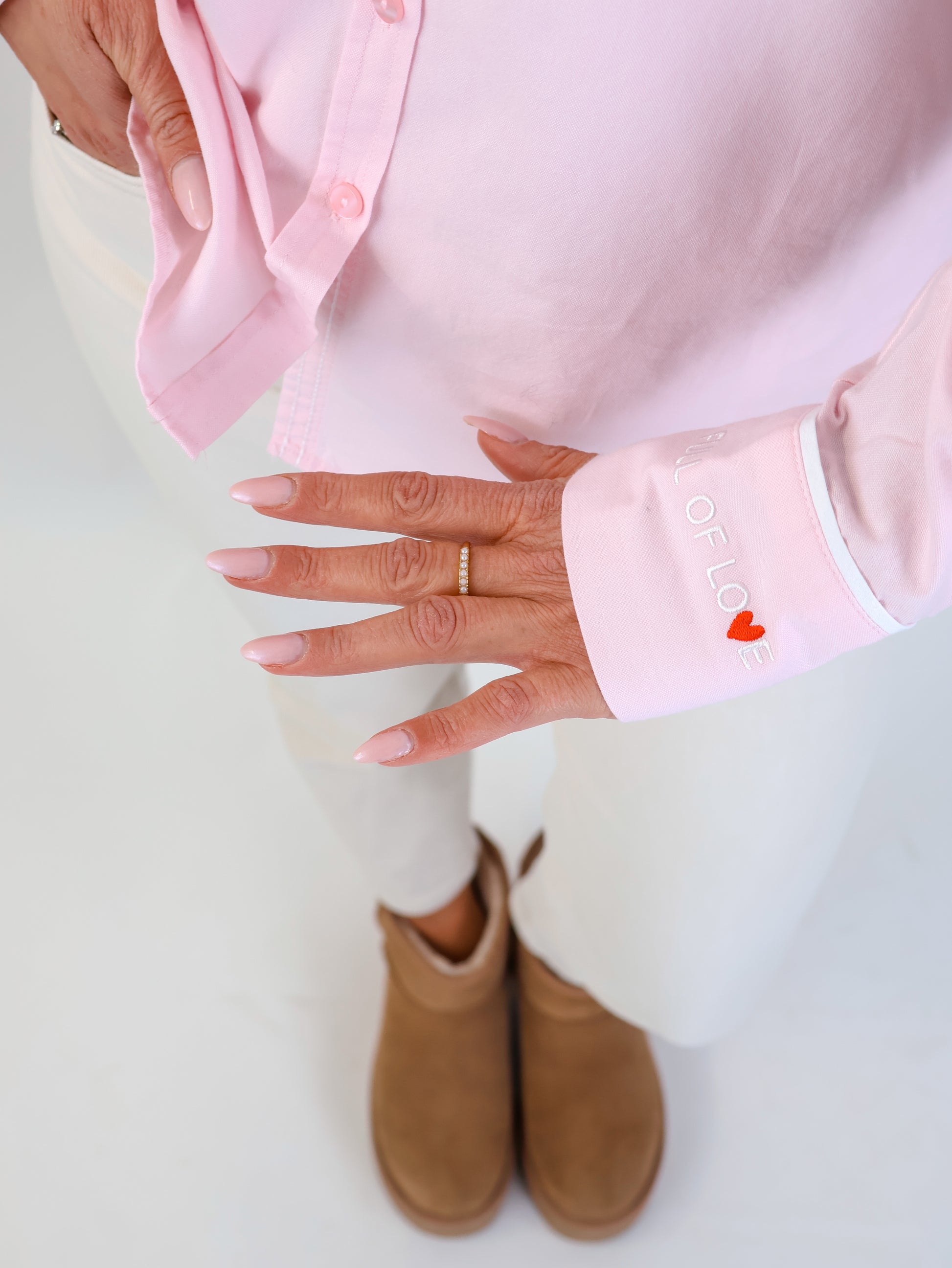 Smith&Soul Oxford Bluse Rosé