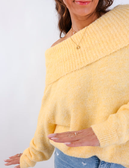 Offshoulder Pullover Citrus