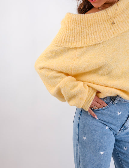 Offshoulder Pullover Citrus