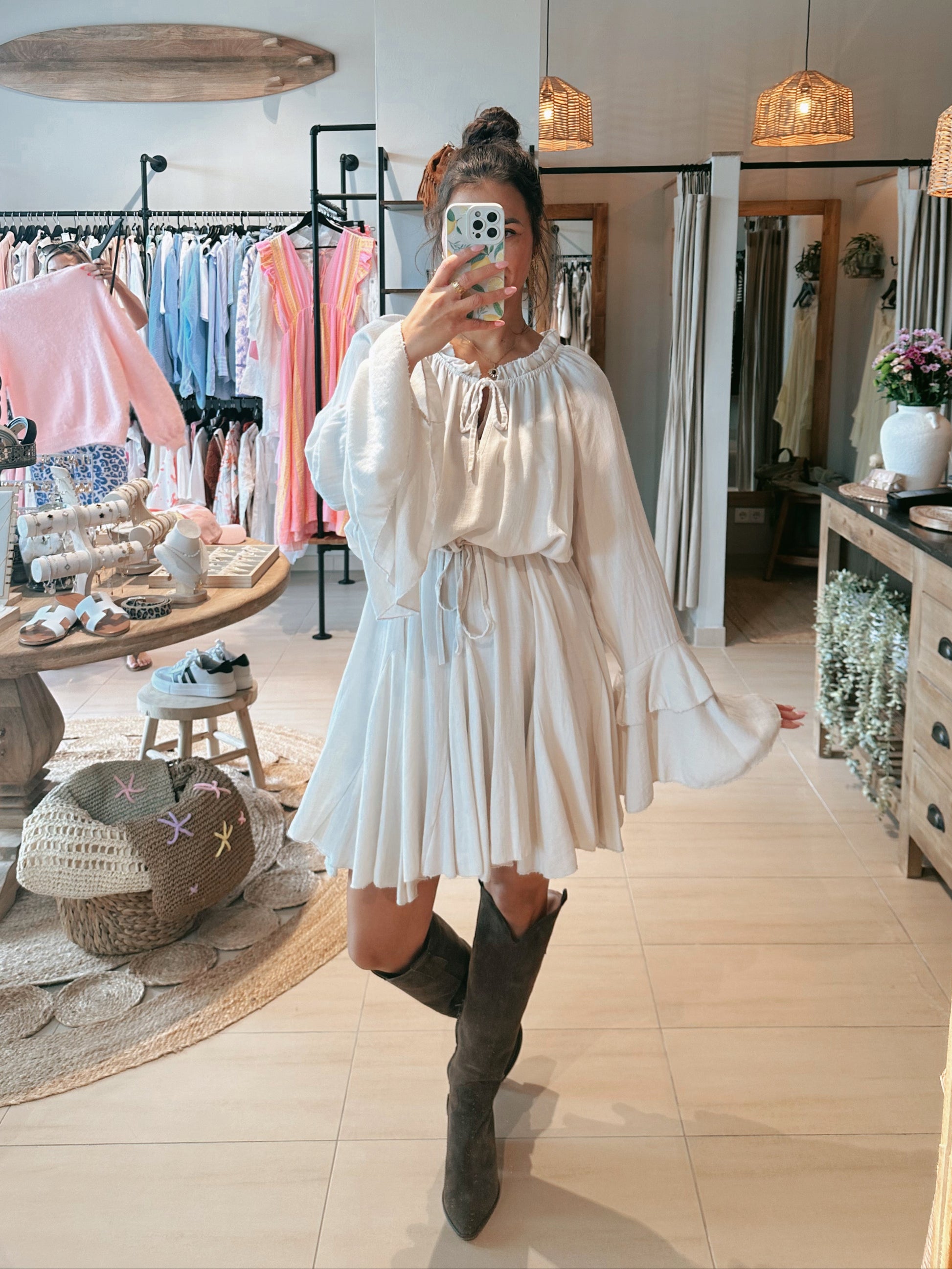 Bella Kleid Beige