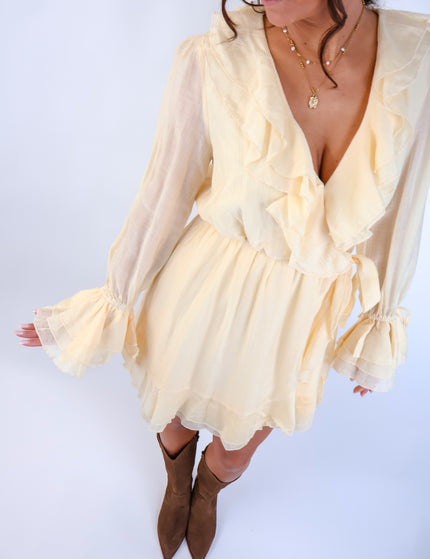 Aurelia Kleid Butter Yellow