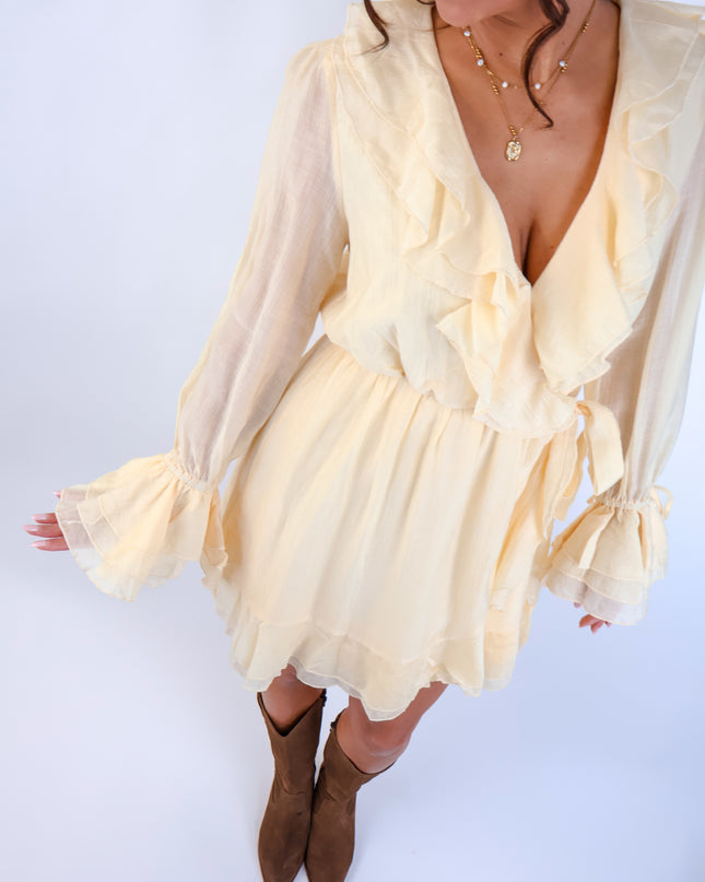 Aurelia Kleid Butter Yellow