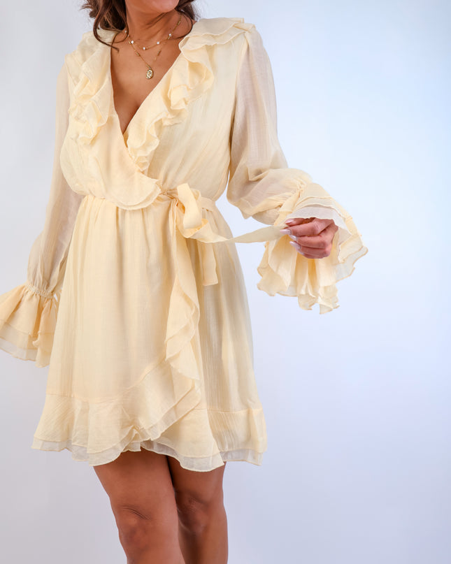 Aurelia Kleid Butter Yellow