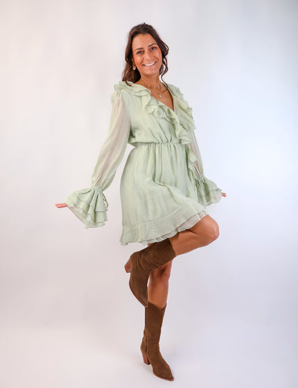 Aurelia Kleid Salbeigrün