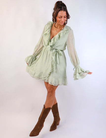 Aurelia Kleid Salbeigrün