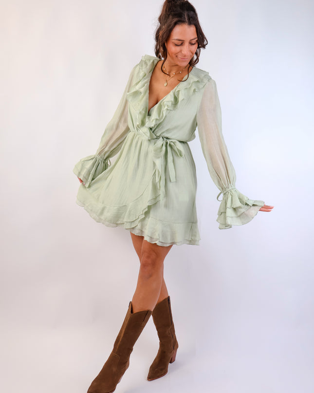 Aurelia Kleid Salbeigrün