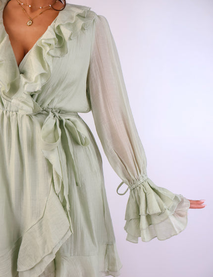 Aurelia Kleid Salbeigrün