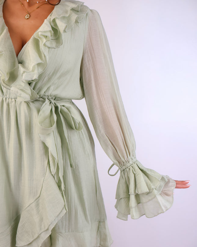 Aurelia Kleid Salbeigrün
