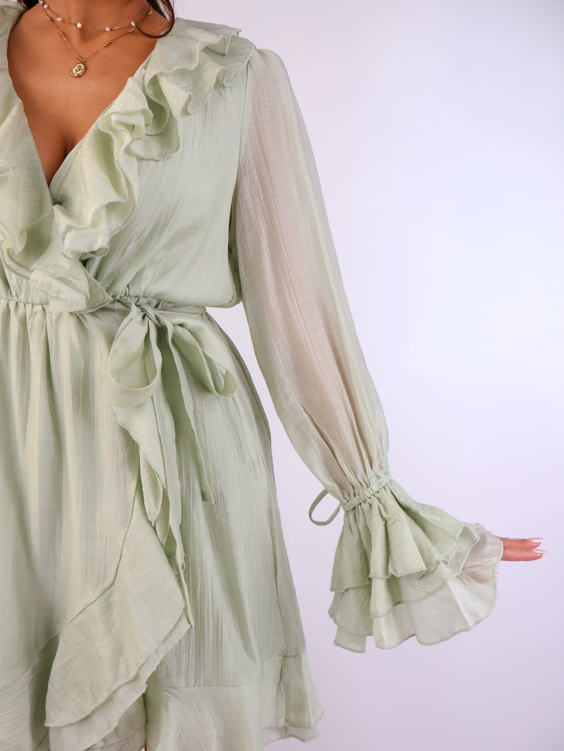 Aurelia Kleid Salbeigrün