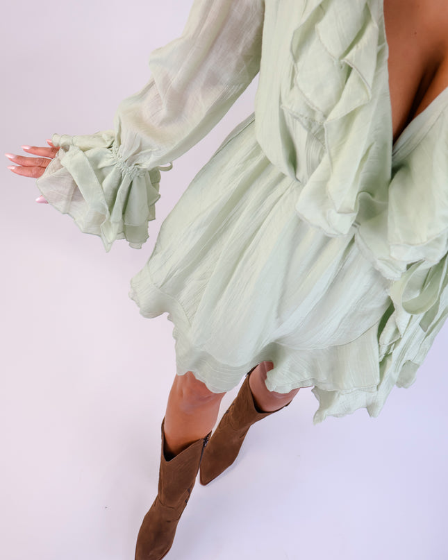 Aurelia Kleid Salbeigrün