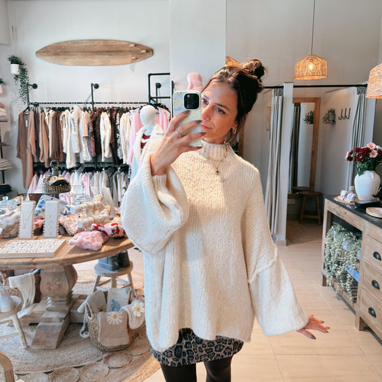 Cindy Oversize Pullover Creme
