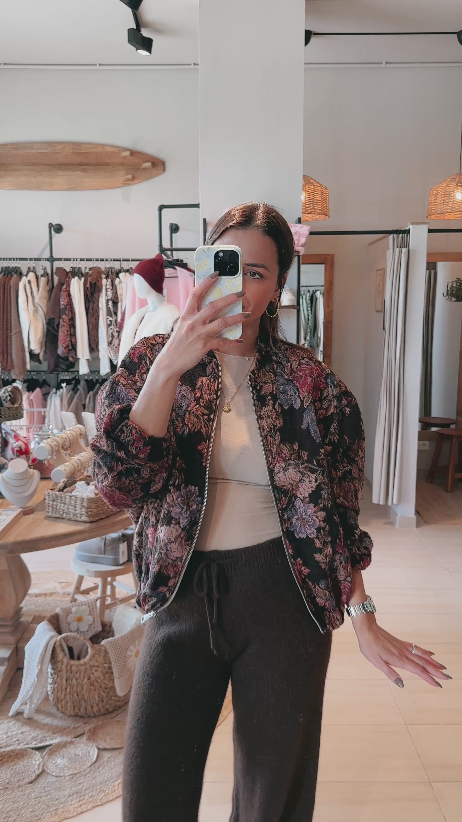 Roseanna Bomberjacke Coffee